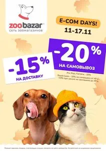 Акционная газета Zoobazar.by, действующая с 2024-11-11 по 2024-11-17.