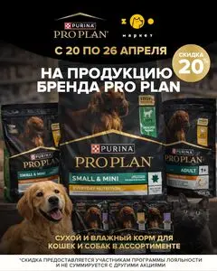 Акционная газета ZOOмаркет, действующая с 2026-04-20 по 2026-04-26.