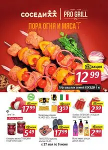 Акционная газета Соседи, действующая с 2026-05-27 по 2026-06-09.