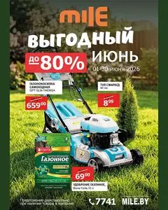 Акционная газета Mile, действующая с 2026-06-01 по 2026-06-30.
